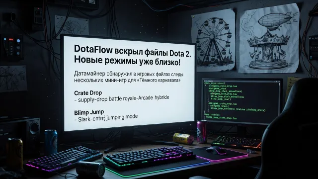 DotaFlow вскрыл файлы Dota 2. Новые режимы уже близко!